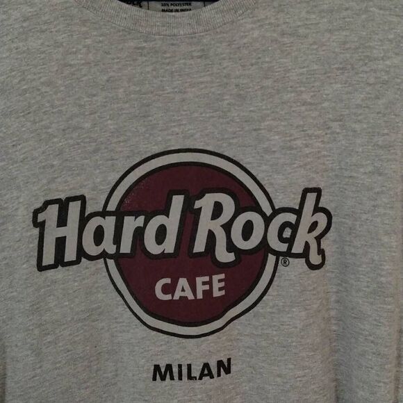 Hard Rock Cafe Milan, Large, Grey and Very Soft - Picture 1 of 7